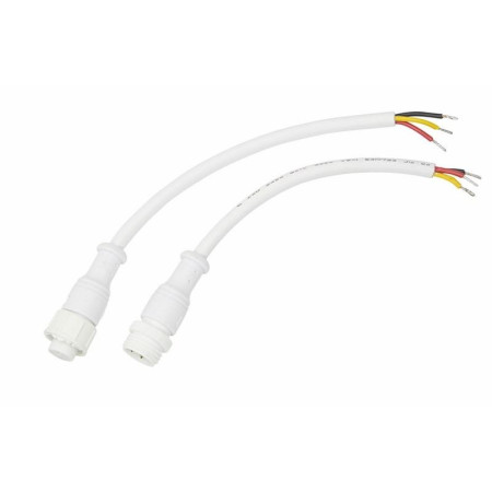 Соединительный кабель (3pin) герметичный (IP67) 3х0.5 мм² 300 V белый