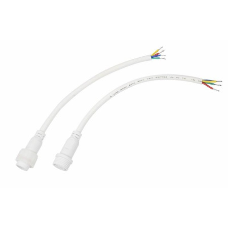 Соединительный кабель (4pin) герметичный (IP67) 4х0.75 мм² 300 V белый