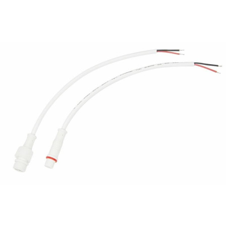 Соединительный кабель (2pin) герметичный (IP67) 2х0.35 мм² 300 V белый