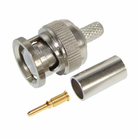 Разъем штекер BNC RG-6 обжим