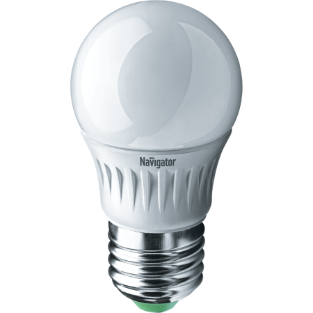 Лампа светодиодная LED 5Вт Е27 230В 2700К NLL-P-G45-5-230-2.7K-E27 шарик матовый