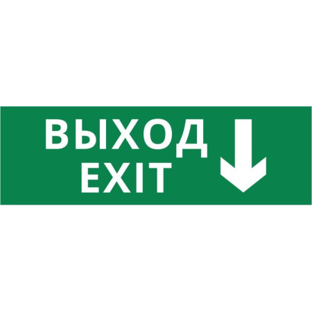 Пиктограмма ДСО-IP65-Н "Выход - вниз"