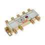ДЕЛИТЕЛЬ  ТВ  x 8 + 9шт. F   "BOX"  5-1000 МГц  "GOLD"