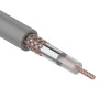 Кабель RG-58 A/U (50 Ом), Cu/Al/Cu 64 % (бухта 100 м) серый