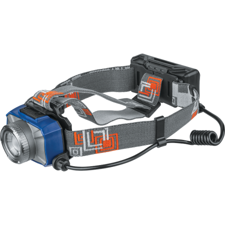 Фонарь налобный NPT-H18-ACCU 1CREE LED 10Вт, 7 режимов Li-ion 2мАч