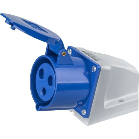 Розетка 14 297 NCA-SR123-32-220 стационарная наружная 32А 2P+PE IP44