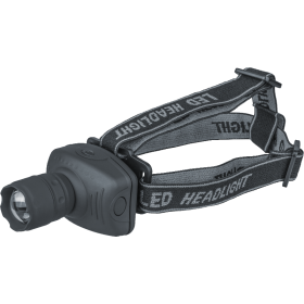 Фонарь налобный NPT-H23-3AAA  3реж. 1LED 3Вт, блистер