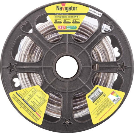 Лента светодиодная  NLS-3528G60-4.8-IP67-220V