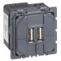 Celiane Мех USB розетки 2 ной