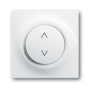 Клавиша для механизма электронного выключателя Busch-Jalousiecontrol , серия impuls, цвет альпийский белый