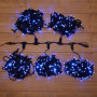 Гирлянда "LED ClipLight" 24V, 5 нитей по 20 метров, цвет диодов Синий, Flashing (Белый)