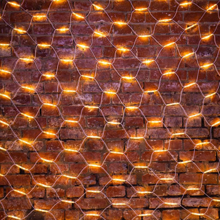 Гирлянда "Сеть" 2x3м, белый КАУЧУК, 432 LED ТЕПЛЫЙ БЕЛЫЙ