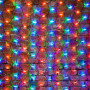 Гирлянда "Сеть" 2x1,5м, черный КАУЧУК, 288 LED Мультиколор