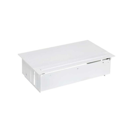 Врезной x5 розеточный блок, планка, 4x2P+E, 2хRJ45, белый, S400