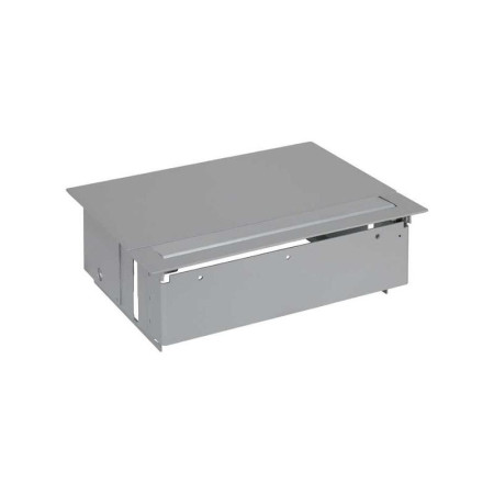 Врезной x4 розеточный блок, планка, 3x2P+E, 2xRJ45, алюминий, S400