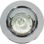 Светильник точечный встраиваемый декоративный DL12/DL3206 MR16 50W G5.3 хром