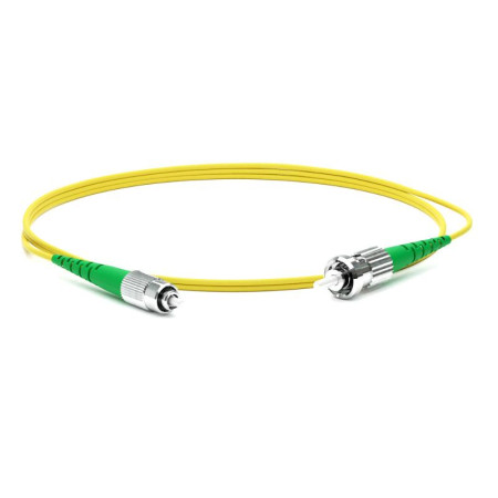 Патч-корд FC-S2-9-FC/AR-ST/AR-H-10M-LSZH-YLвол.-оптич.(шнур) SM 9/125 (OS2),FC/APC-ST/APC,2.0мм,simplex,LSZH,10м