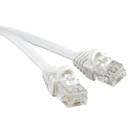 PC-RJ12-RJ12-3M-WH Патч-корд телефонный, 3 м