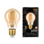 Лампа светодиодная  Filament А60 10W 820lm 2400К Е27 golden LED