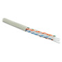 Кабель витая пара UUTP4-C6-S23-IN-PVC-GY-305(305м)неэкр.U/UTP,кат.6,4п.(23AWG),одн.(solid),с разд.,PVC,–20°C – +75°C,сер.