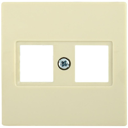 НK45-2-БК Накладка 2-ая комп. RJ45 Cat5e BOLERO кремовый