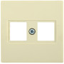 НK45-2-БК Накладка 2-ая комп. RJ45 Cat5e BOLERO кремовый