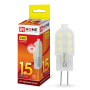 Лампа светодиодная LED-JC-VC 1.5Вт 12В G4 3000К 95Лм