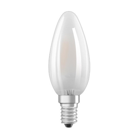 Лампа светодиодная филаментная LED Star В 4W/840 230V GL FR E14 5X2