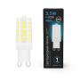 Лампа светодиодная G9 AC185-265V 3,5W 460lm 6500K керамика LED 1/10/200