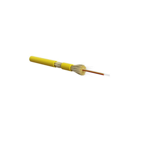 Hyperline FO-DT-IN-9S-4-LSZH-YL Кабель волоконно-оптический 9/125 (SMF-28 Ultra) одномодовый, 4 волокна, плотное буферное покрыт