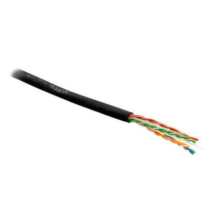 UUTP4-C6-S23-IN-PVC-BK-305 (305 м) Кабель витая пара, неэкранир. U/UTP, категория 6, 4 пары (23 AWG), одножил. (solid), PVC