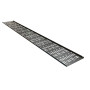 CDV-150x9-22U-RAL9005 Перфорированный вертикальный кабельный организатор-лоток 150х9 мм, высотой 979 мм, для шкафа высотой 22U