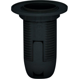 Патрон пластиковый LH112 230V E14  (43x56мм) черный