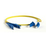 Патч-корд FC-D2-9-LC/UR-SC/UR-H-15M-LSZH-YL волоконно-оптический (шнур) SM 9/125 (OS2), LC/UPC-SC/UPC, 2.0 мм, duplex, LSZH, 15 