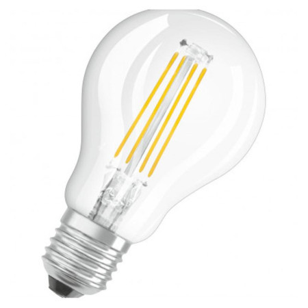 Лампа светодиодная LEDPCLP60 6W/827 230V FIL E27 10X1