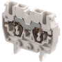 Клемма DR2,5/5.2L пруж. 2.5мм.кв. серая, мини, DIN2