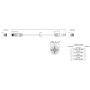 PC-LPM-UTP-RJ45-RJ45-C6a-1M-LSZH-WH Патч-корд U/UTP, Cat.6a (100% Fluke Component Tested), 10G, LSZH, 1 м, белый