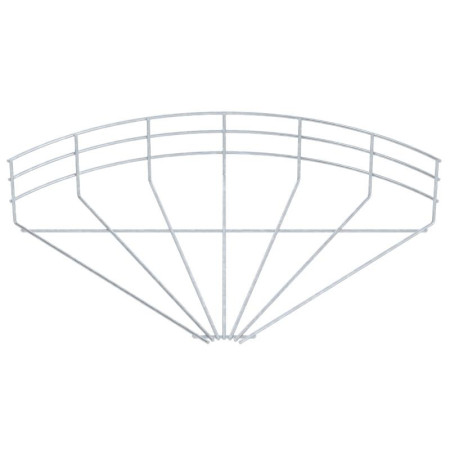 Угловая секция 90° 105x400 (GRB 90 140 FT)