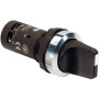 Переключатель C3SS1-30B-02 3-х позиционный черный 2НЗ с фиксацие й