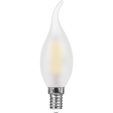 Лампа светодиодная LB-714 (11W) 230V E14 4000K филамент С35T матовая