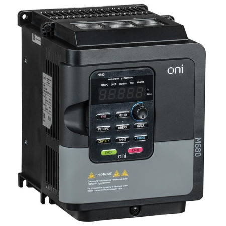 Преобразователь частоты M680 380В, 3Ф 3,7 -5,5 kW 9 -10,7А серии ONI