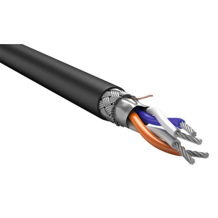 ITK Кабель RS-485 2х2х0,78 нг(А)-HF черный (200м)
