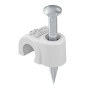 Крепежная скоба с гвоздем 20mm, L40 (2020 40 LGR)