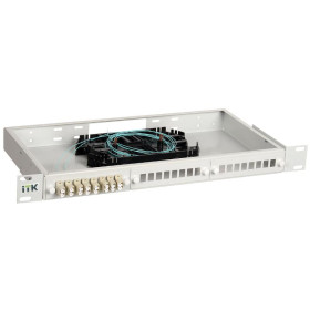 1U кросс укомплектованный: SC (Simplex) 6шт  (OM3)