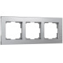 Рамка на 3 поста Werkel Aluminium алюминий W0031706