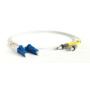 Патч-корд FC-D2-9A1-LC/UR-ST/UR-H-5M-LSZH-WH волоконно-оптический (шнур) SM 9/125 (G.657), LC/UPC-ST/UPC, 2.0 мм, duplex, LSZH, 