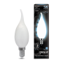 Лампа светодиодная LED 5Вт E14 220В 4100К свеча на ветру