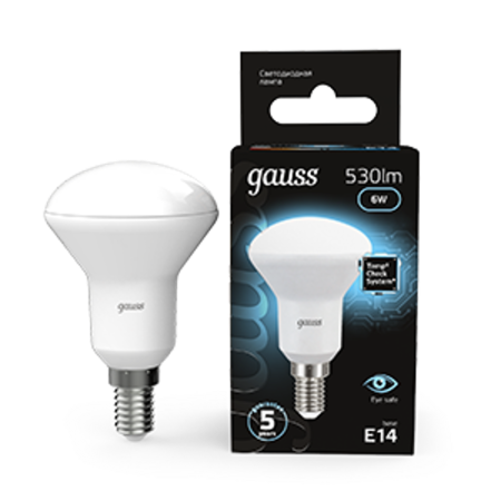 Лампа светодиодная LED 6Вт E14 220В 4100К Reflector R50