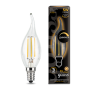 Лампа светодиодная LED 5Вт E14 220В 2700К свеча на ветру, диммируемая