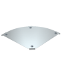 Крышка угловой секции 90° 400мм (DFBM 90 400 A4)